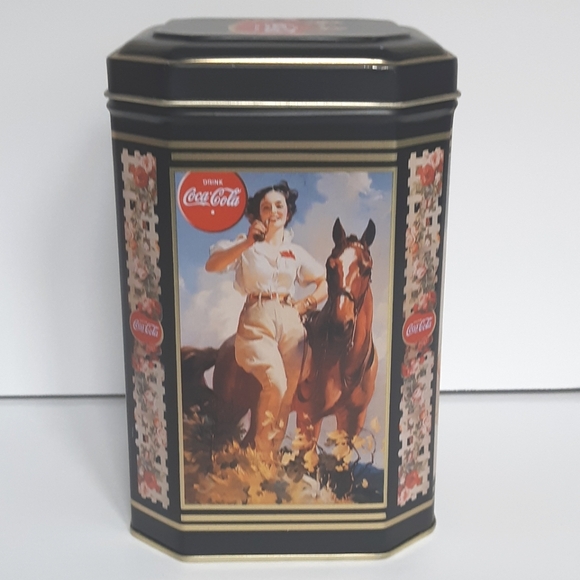 Coca-Cola octagonal tin - Picture 2 of 6